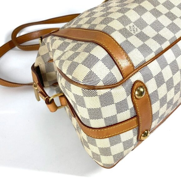 LOUIS VUITTON N42220 Damier Azur Stresa PM Shoulder Bag Tote Bag - Picture 4 of 14